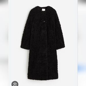 NWT H&M Teddy Coat